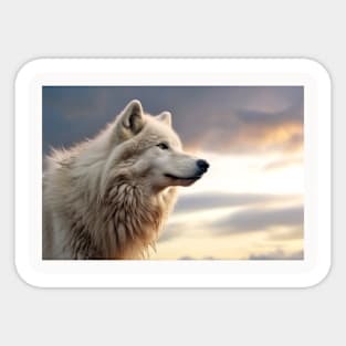 Wolf Animal Nature Majestic Wilderness Sticker